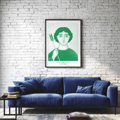 Green St Sebastian Art Print gallery 2