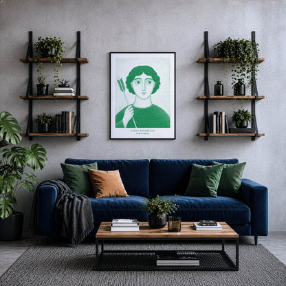 Green St Sebastian Art Print gallery 3
