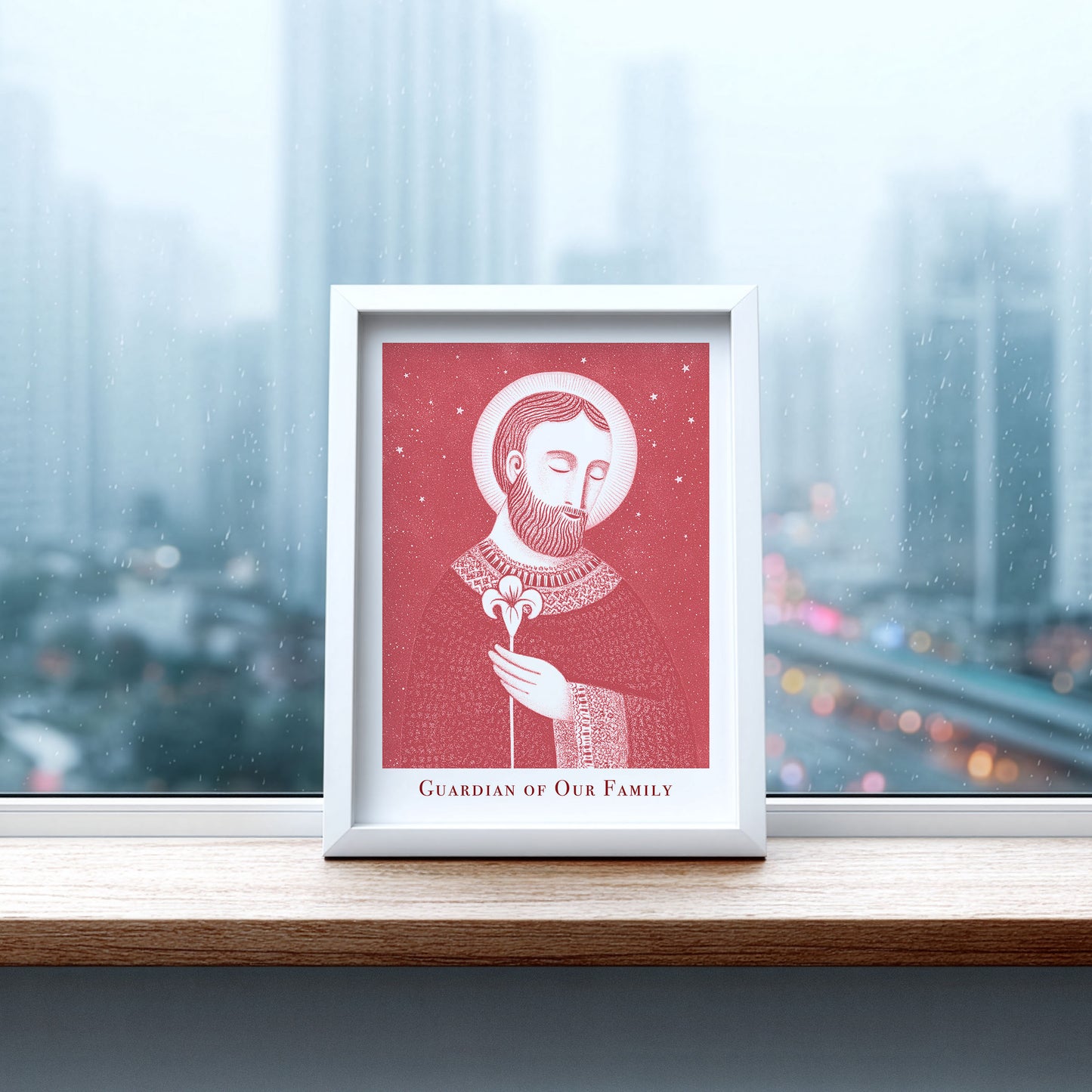 St Joseph Art Print - Red interior mockup 07 - p_20_jos_0008_Layer 10