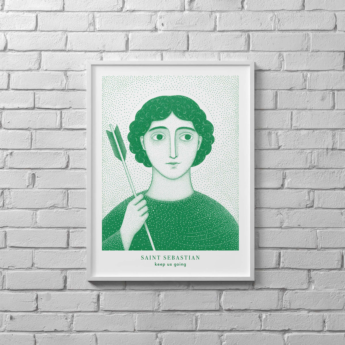 Green St Sebastian Art Print gallery 5