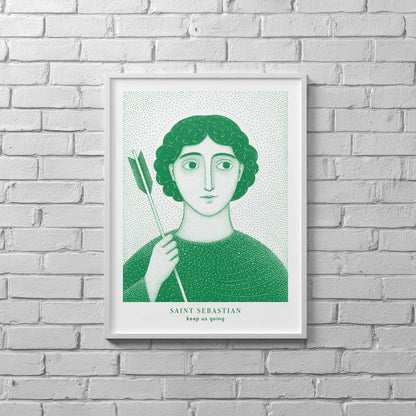 Green St Sebastian Art Print gallery 5