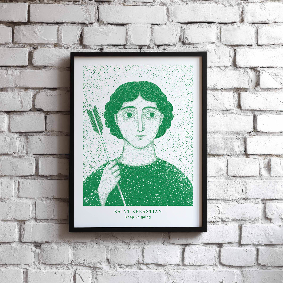 Green St Sebastian Art Print gallery 6