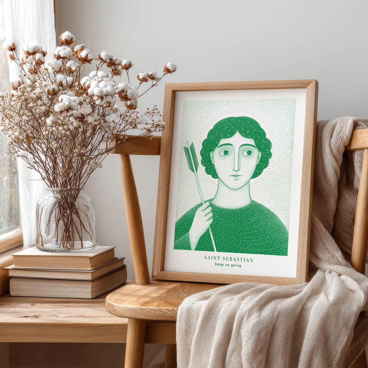 Green St Sebastian Art Print gallery 1