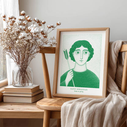 Green St Sebastian Art Print gallery 1