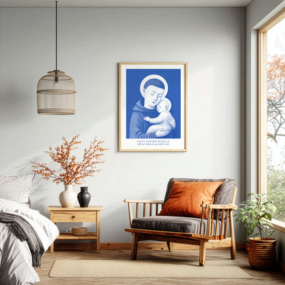 Blue St Gerard Majella Art Print gallery 5