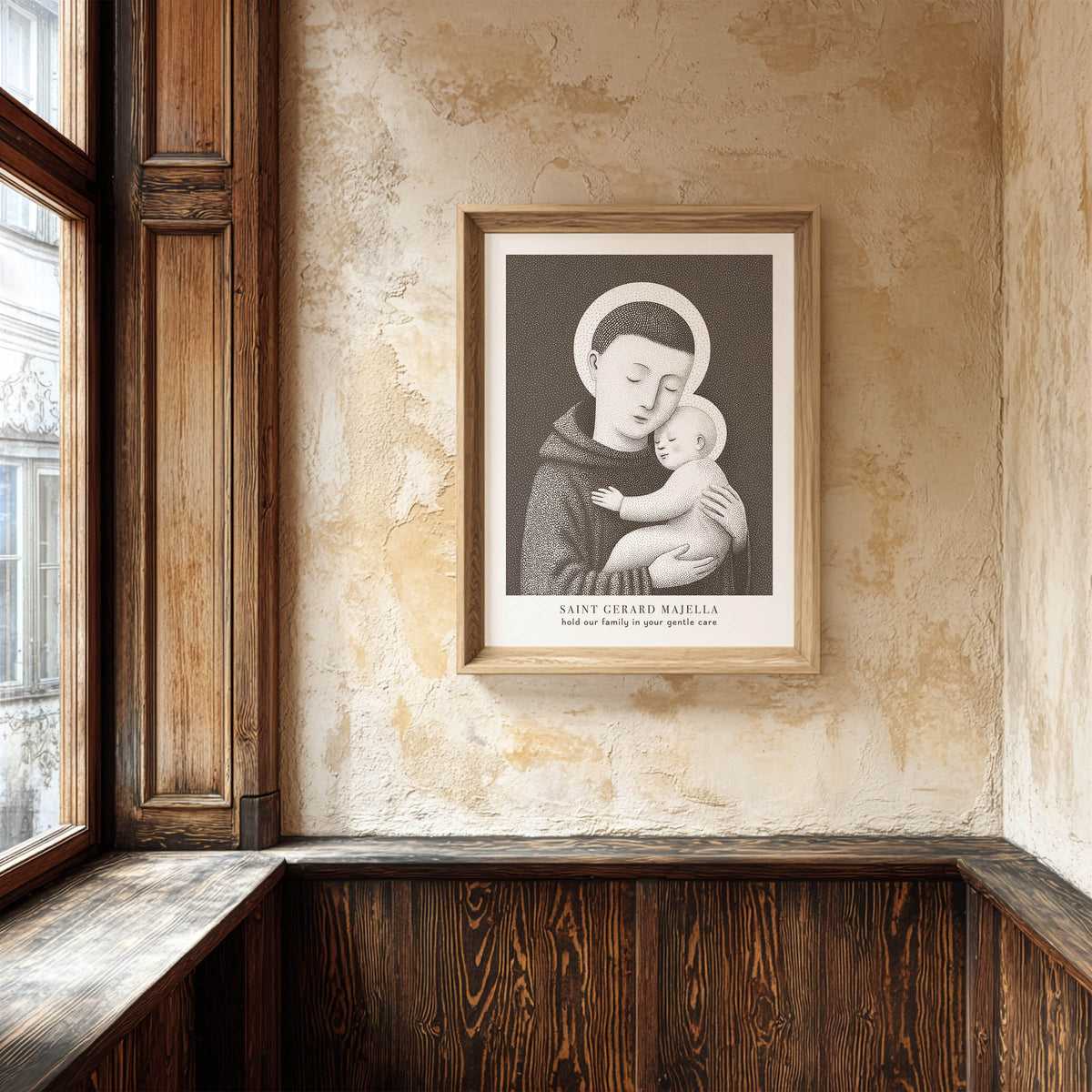 Brown St Gerard Majella Art Print gallery 6