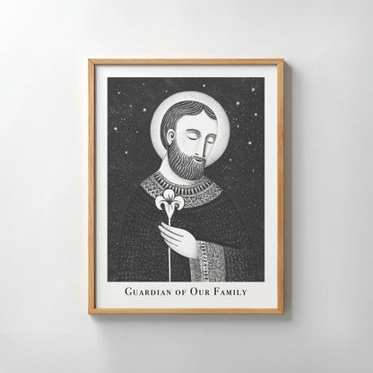 Black St Joseph Art Print gallery 7