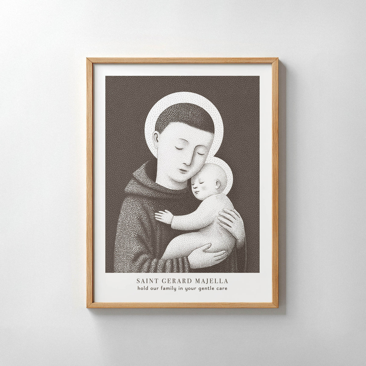Brown St Gerard Majella Art Print gallery 7