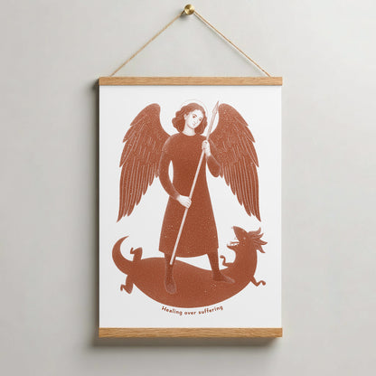 Terracotta St Raphael the Archangel Art Print gallery 9