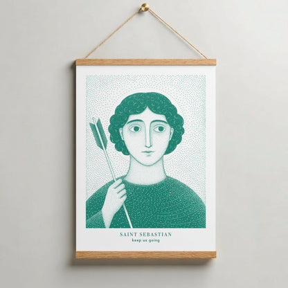 Teal St Sebastian Art Print gallery 10