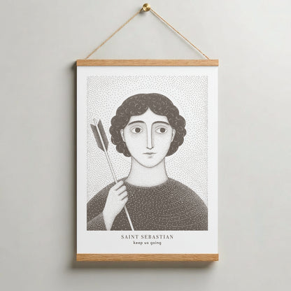 Brown St Sebastian Art Print gallery 9