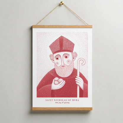 Red St Nicholas of Myra Art Print gallery 7