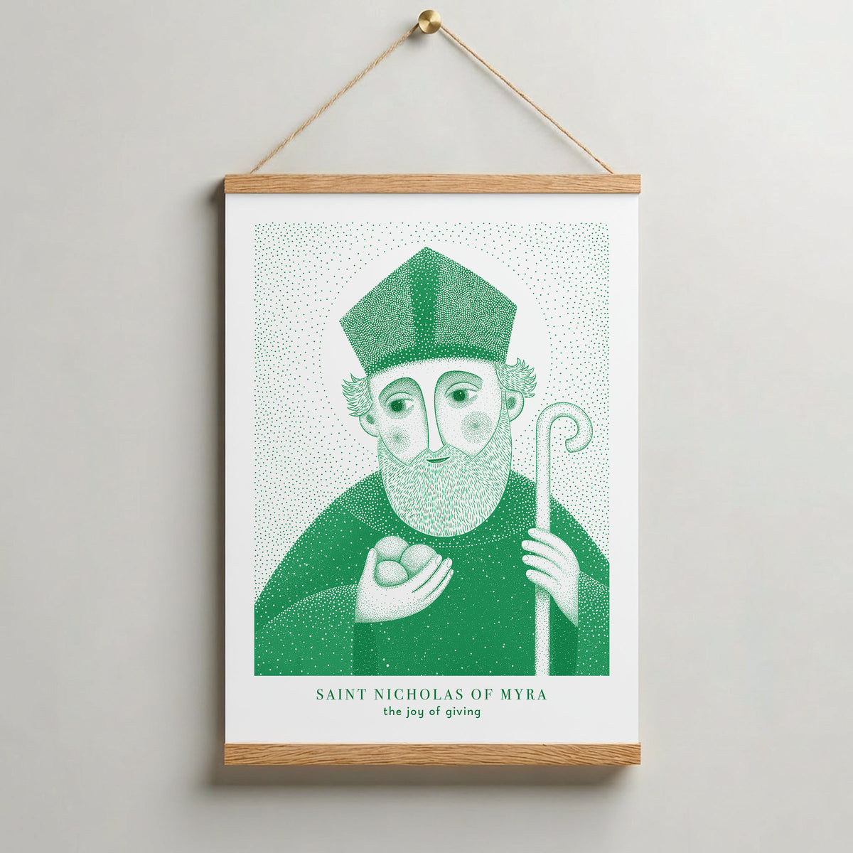 Green St Nicholas of Myra Art Print gallery 8