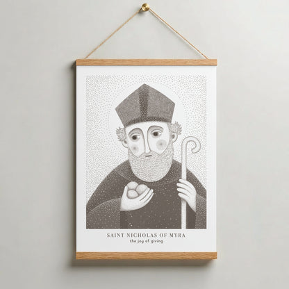 Brown St Nicholas of Myra Art Print gallery 9