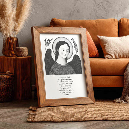 Guardian Angel for Boys Art Print - Black interior mockup 11 - p_6_boy_0002_Layer 1