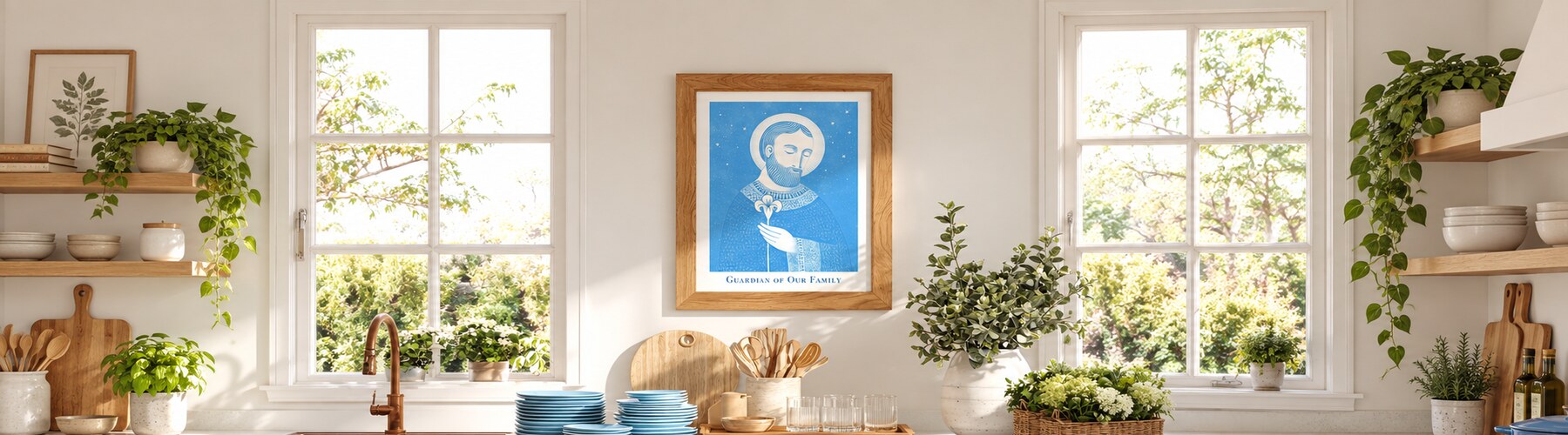 Nursery & Baptism Gifts Catholic art print collection